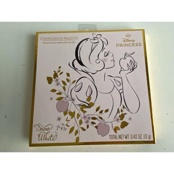 Disney SNOW WHITE 6 Shade Complexion Palette Blush Highlighter Bronzer Mirror - Picture 2 of 11